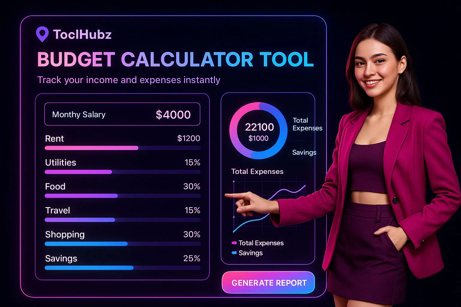 Budget Calculator Tool