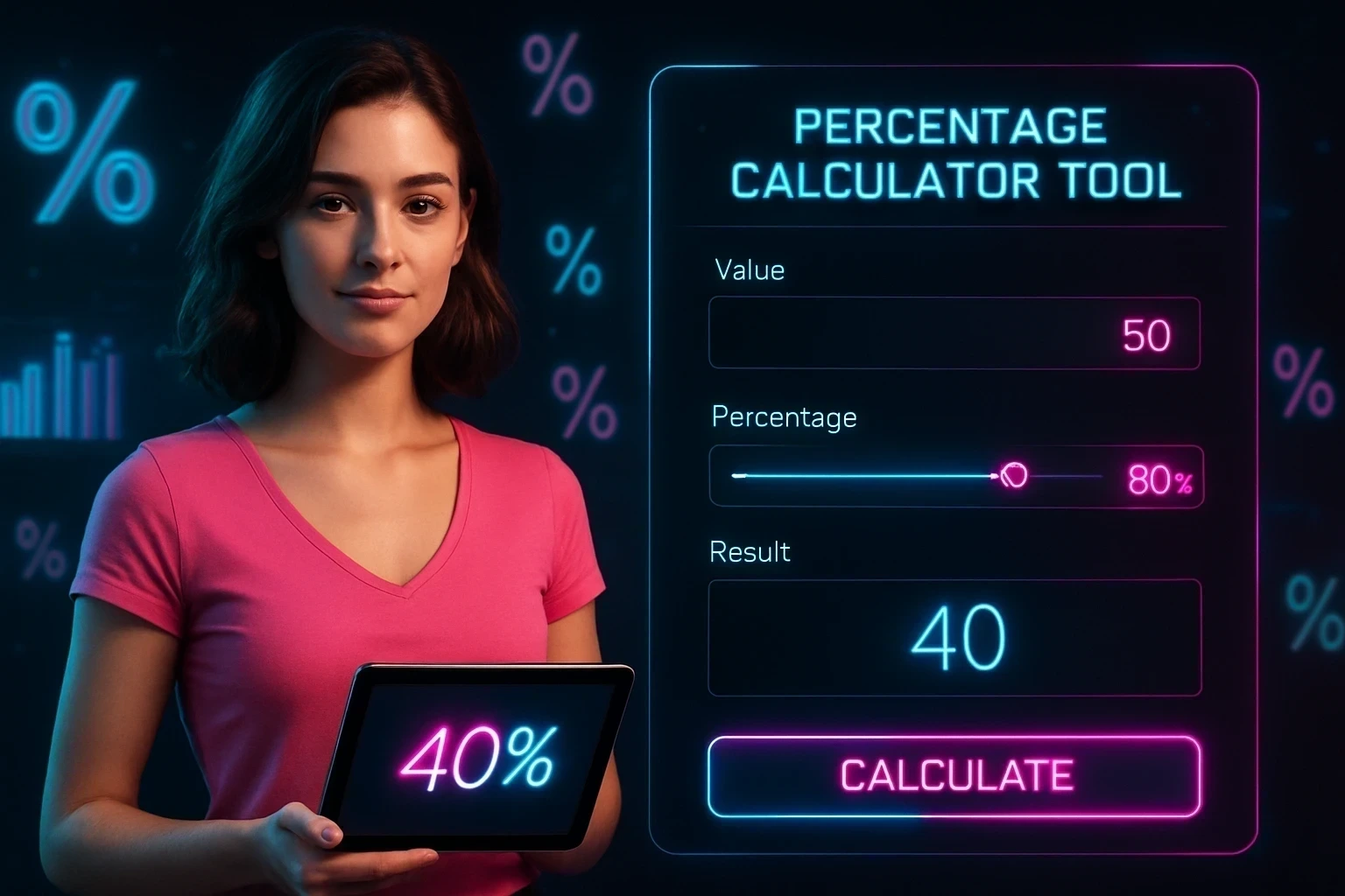 Percentage Calculator Tool