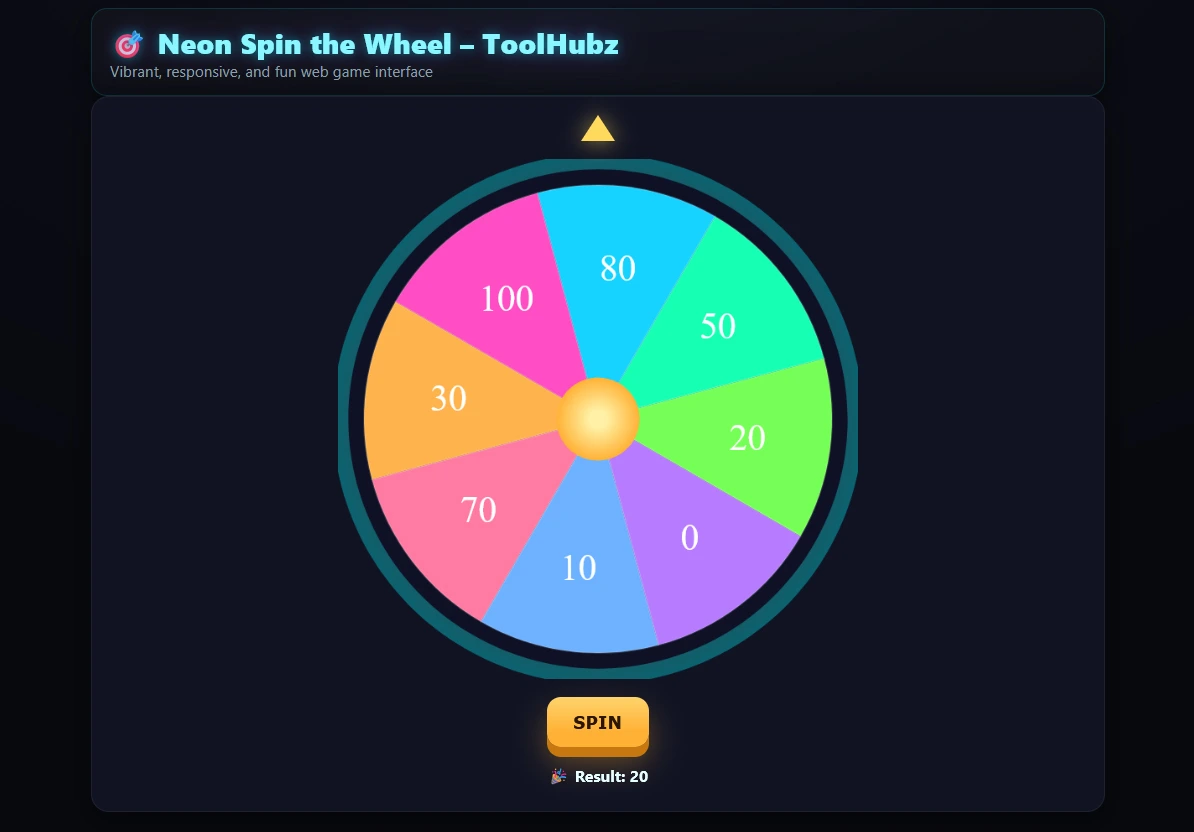 Spin The Wheel