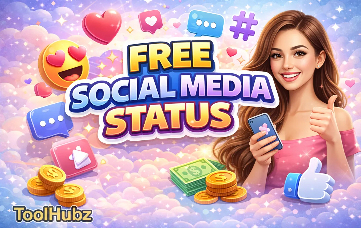 Free Social Media Status Tool