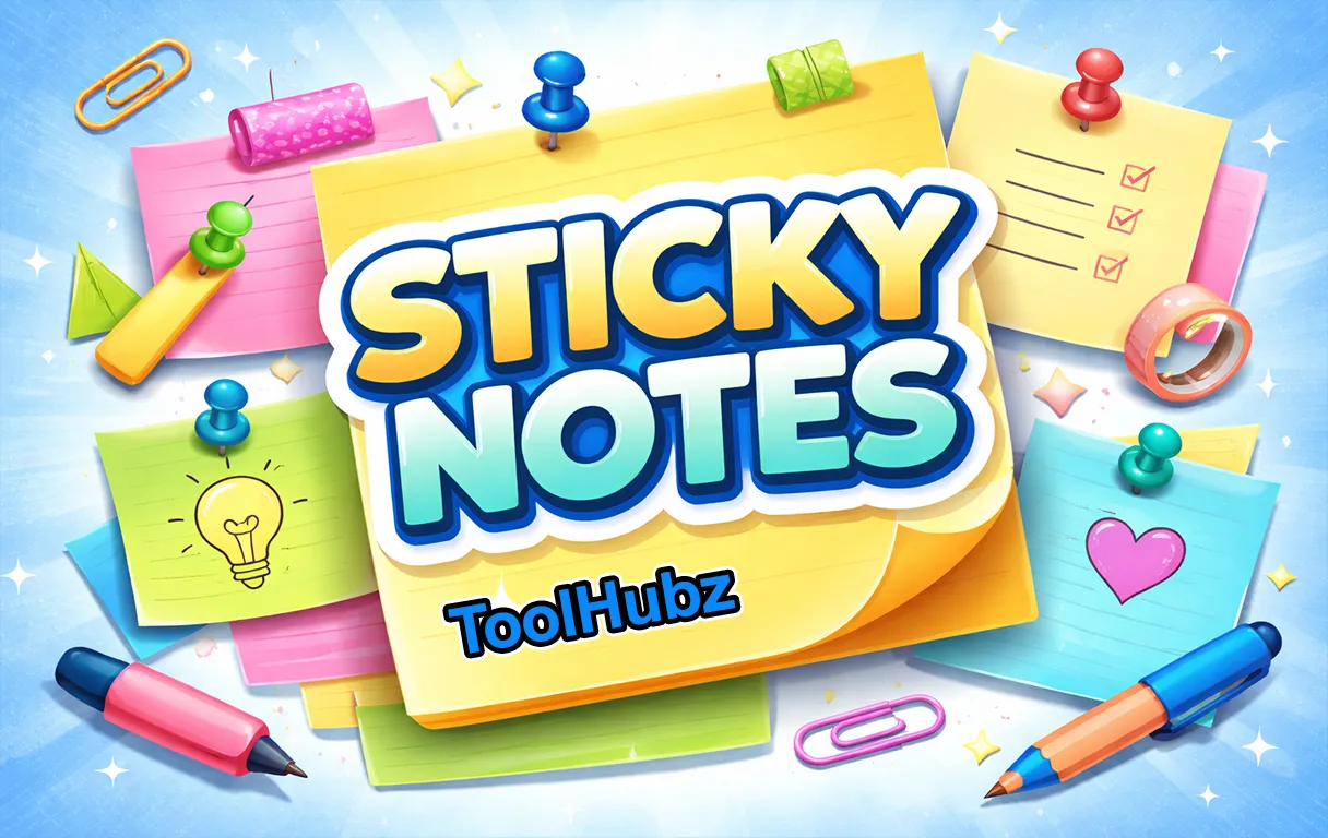 Sticky Notes Tool