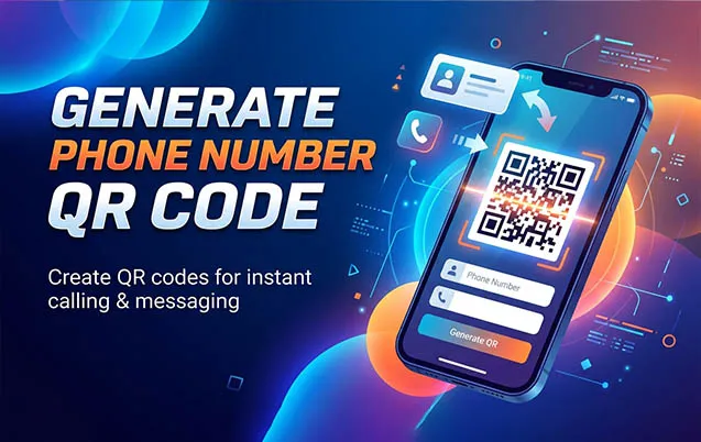 mobile number qr
