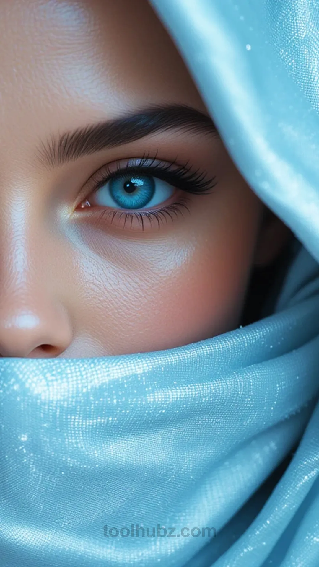 Beautiful woman face portrait for ads