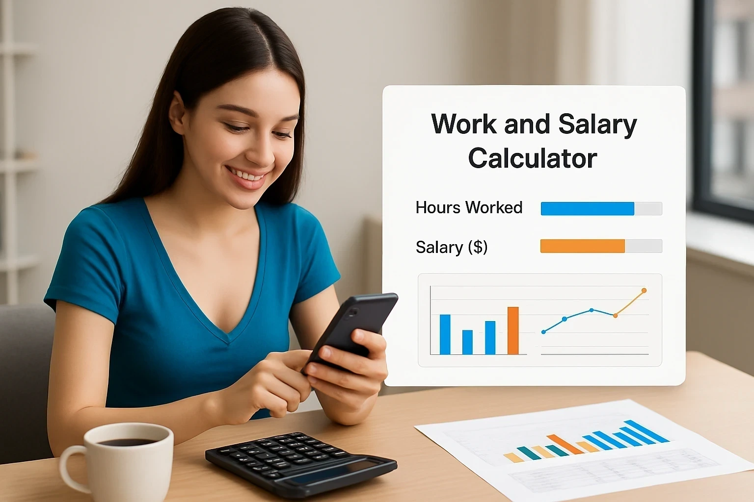 Work and Salary Calculator Tool